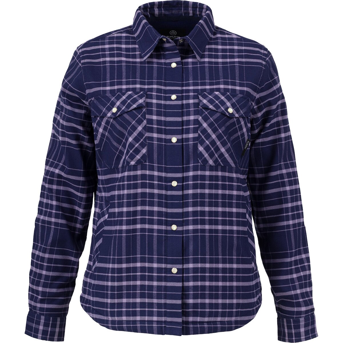 Image of Flylow May Flannel - Women's Currant/Aurora Plaid, XS