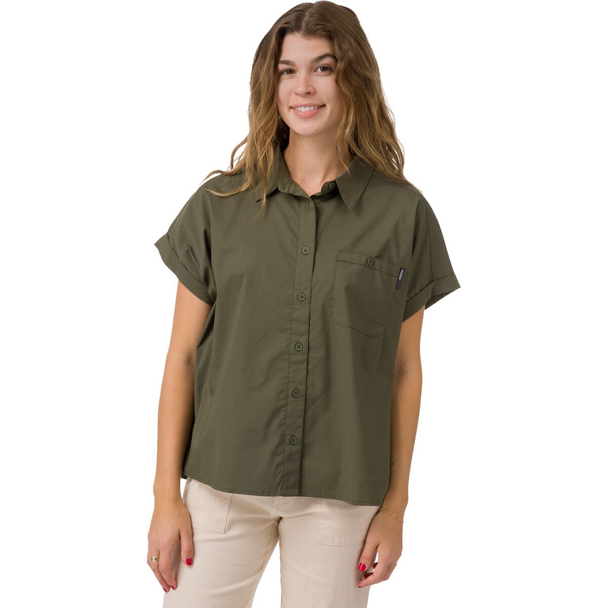 Image of Flylow Around Town Shirt - Women's Jasper, XS