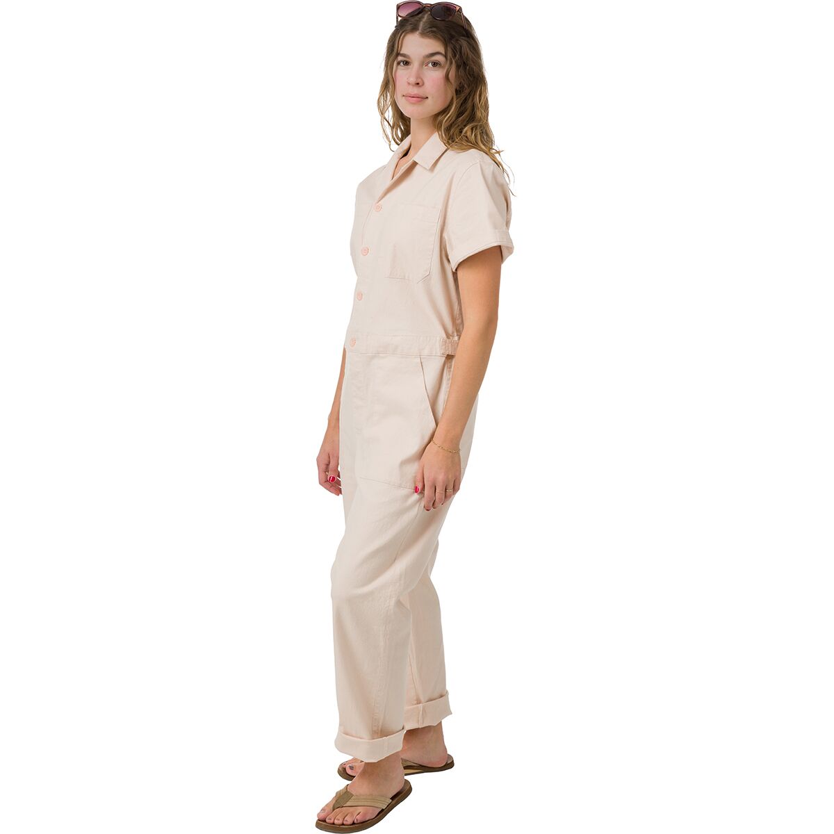 Image of Flylow Portola Coverall - Women's Pearl, L