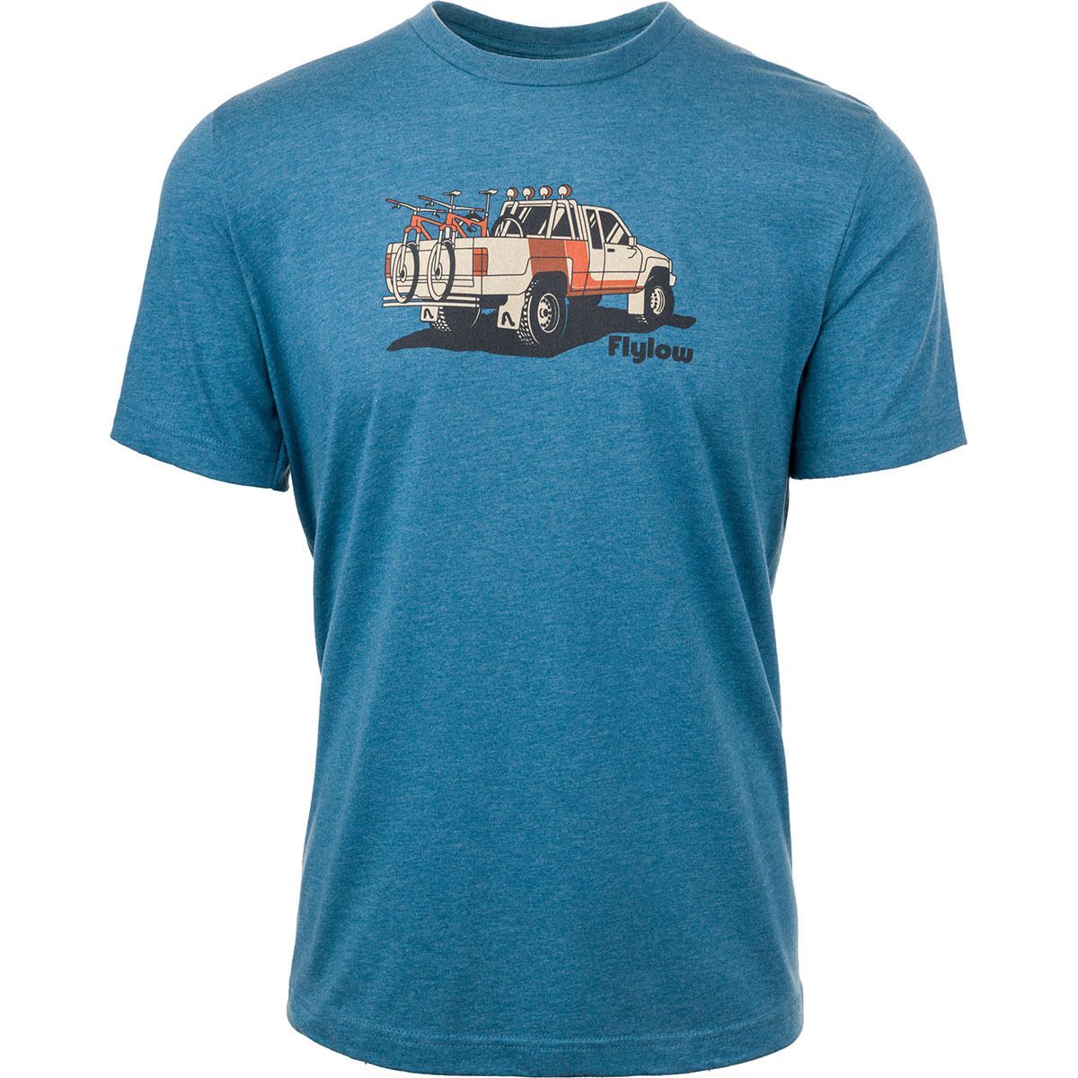 Flylow 4X4 T-Shirt - Men's Marine Heather, XXL