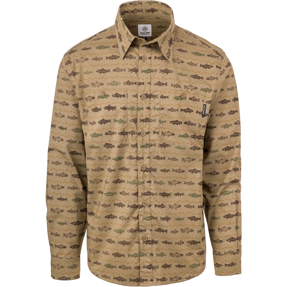 Flylow Phil A Long-Sleeve Shirt - Men's Twig, L