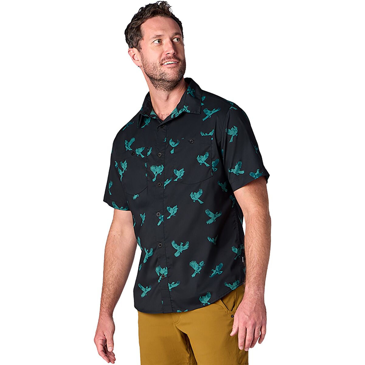 Image of Flylow Phil A Shirt - Men's Night Flock, S