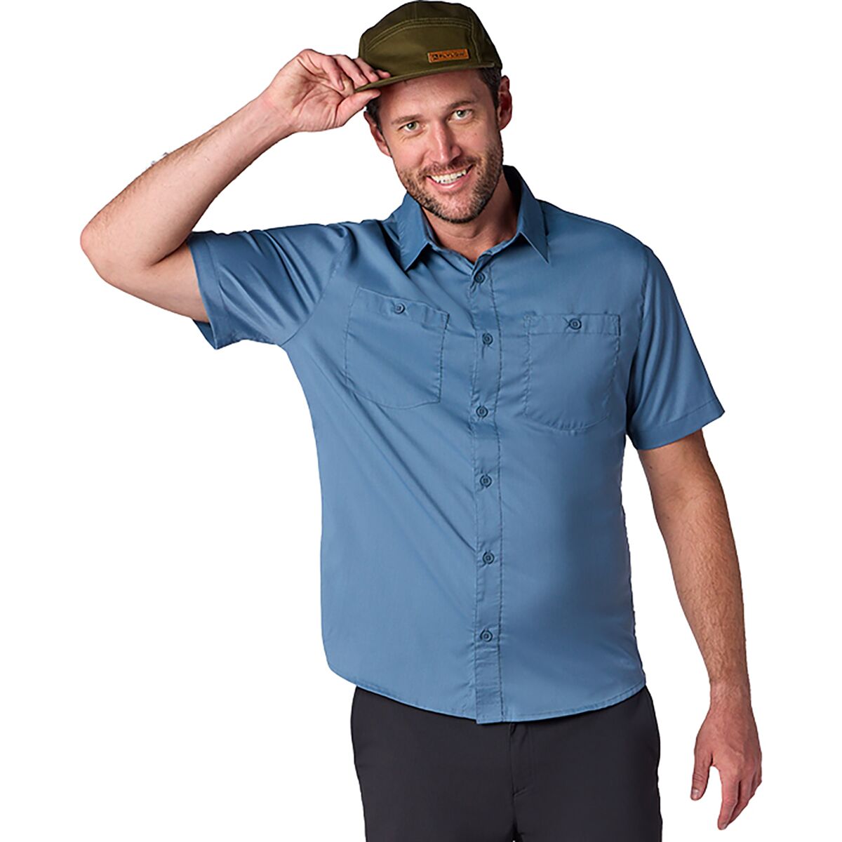 Image of Flylow Phil A Shirt - Men's Ocean, M