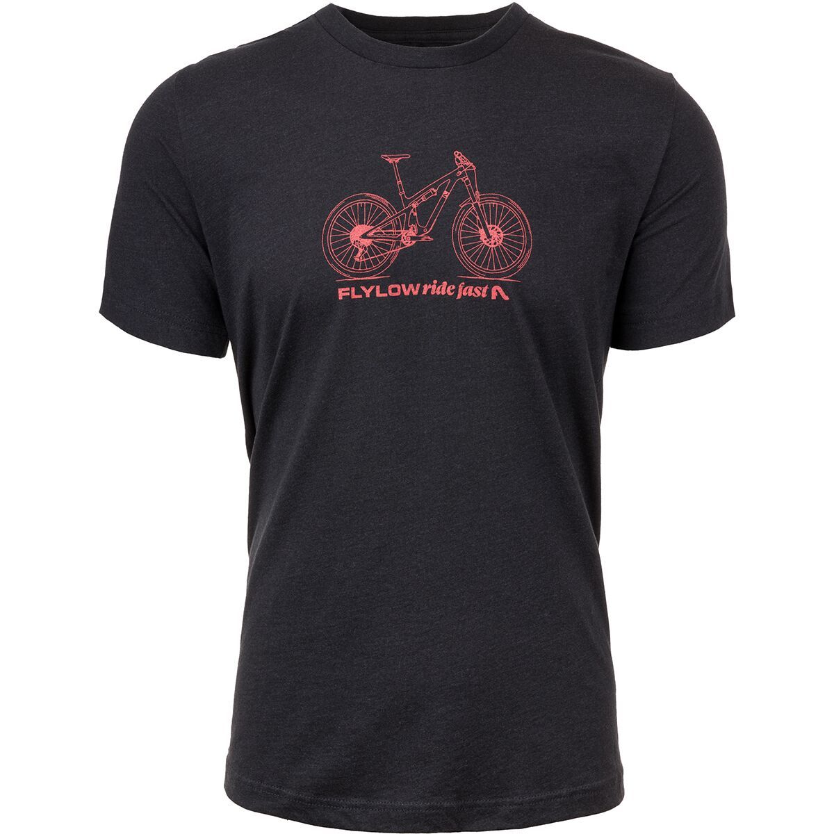 Flylow Ride Fast T-Shirt - Men's Black Heather, S
