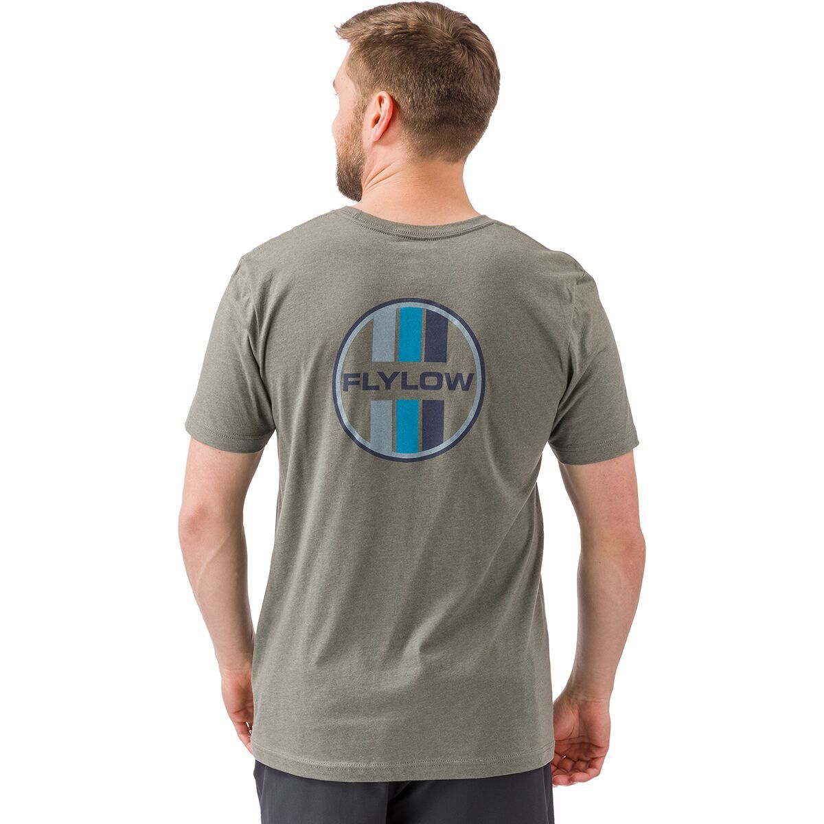 Flylow Surf Logo T-Shirt - Men's Boa Heather, XXL