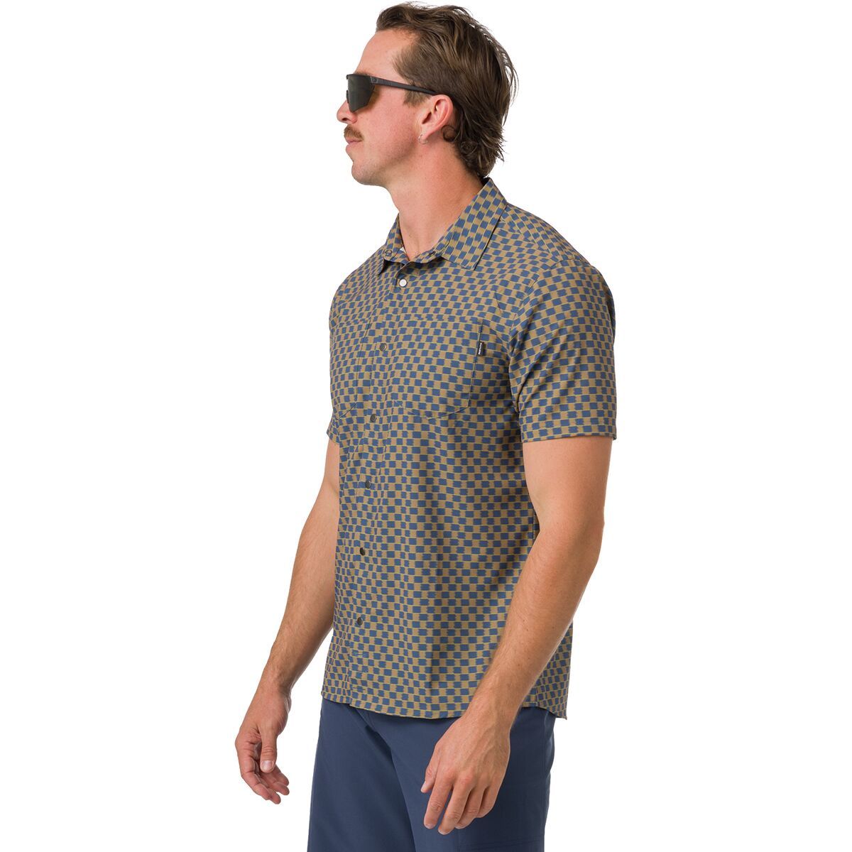 Flylow Wesley Shirt - Men's Rye/Night Checker, S