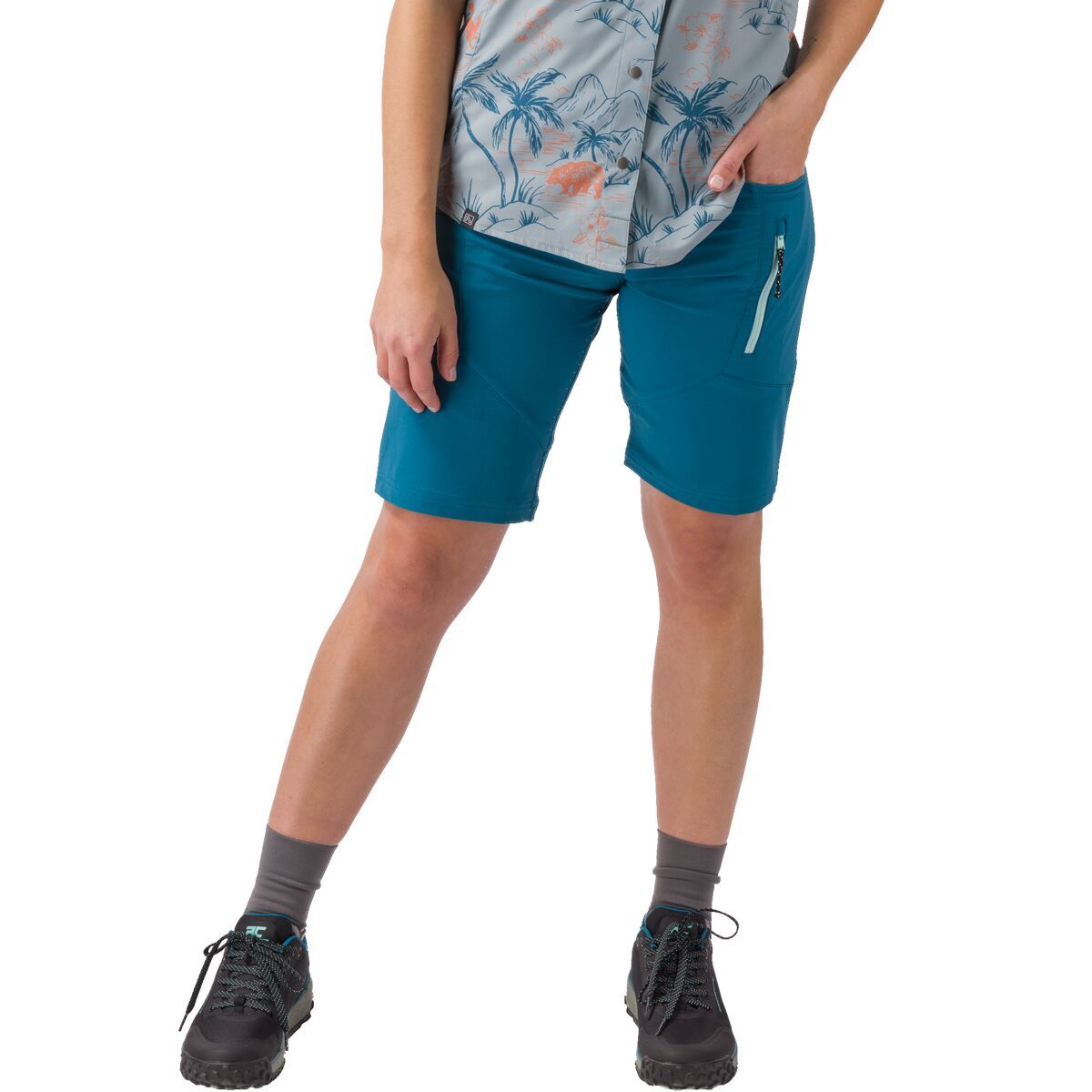 Flylow Squad 2-in-1 Short - Women's Marine, 10