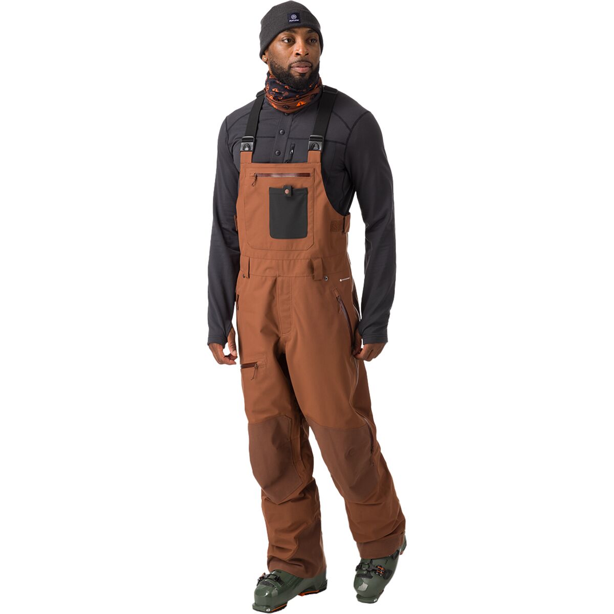 Image of Flylow Baker Bib Pant - Men's Bigfoot, M/Reg