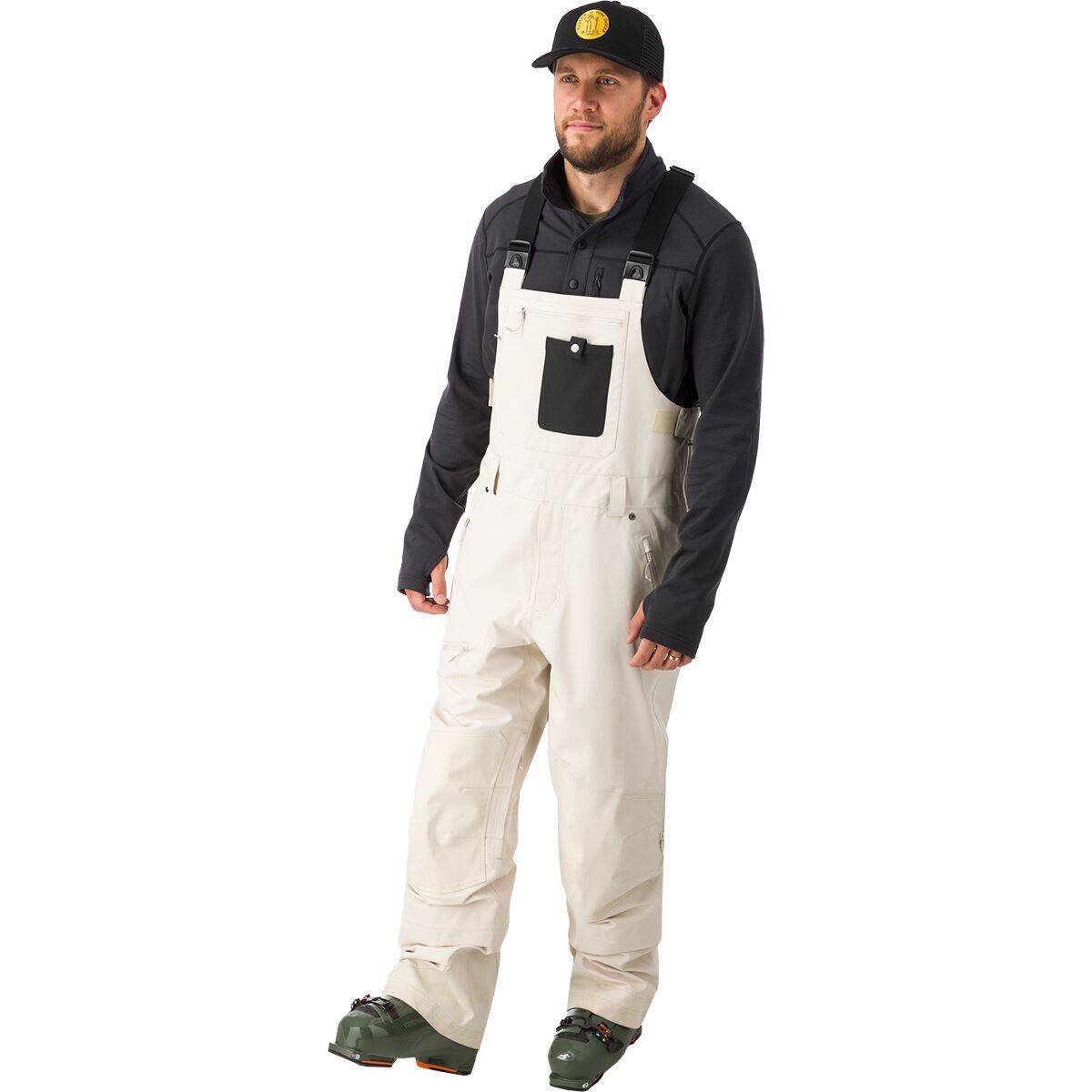 Flylow Baker Bib Pant - Men's Marble, S/Reg