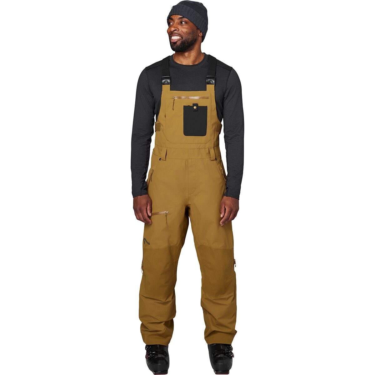 Image of Flylow Baker Bib Pant - Men's Rye, M/Reg