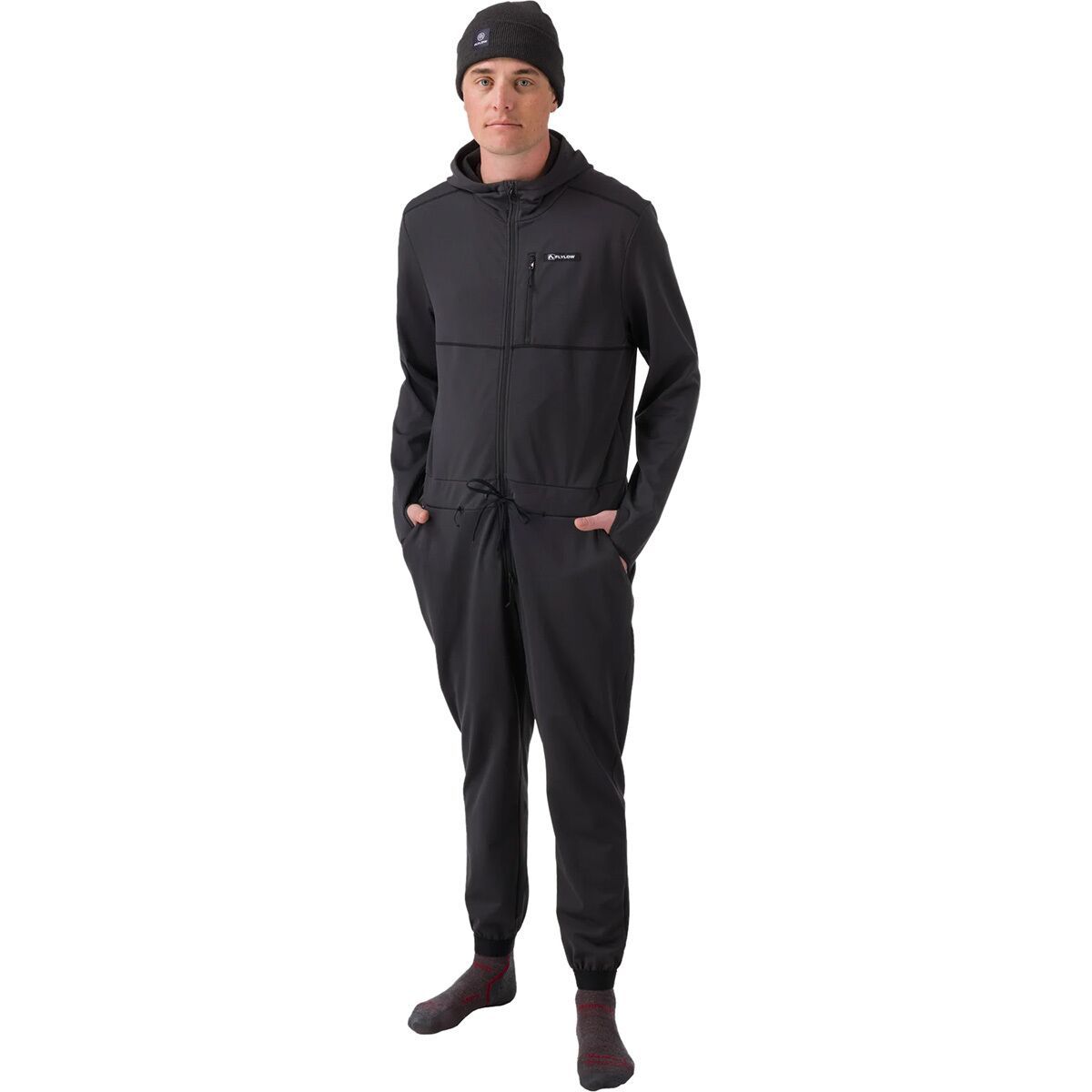 Flylow Bobby Fleece One-Piece - Men's Black, L