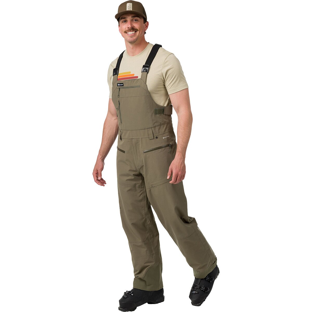 Image of Flylow Firebird Bib Pant - Men's Leaf, M