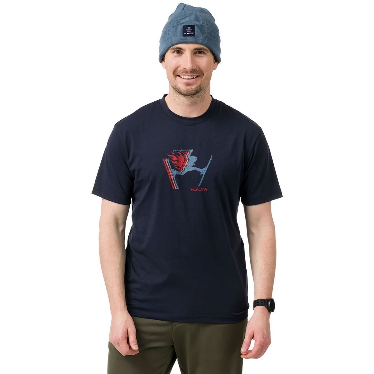 Image of Flylow Flame Daffy T-Shirt - Men's Abyss, L