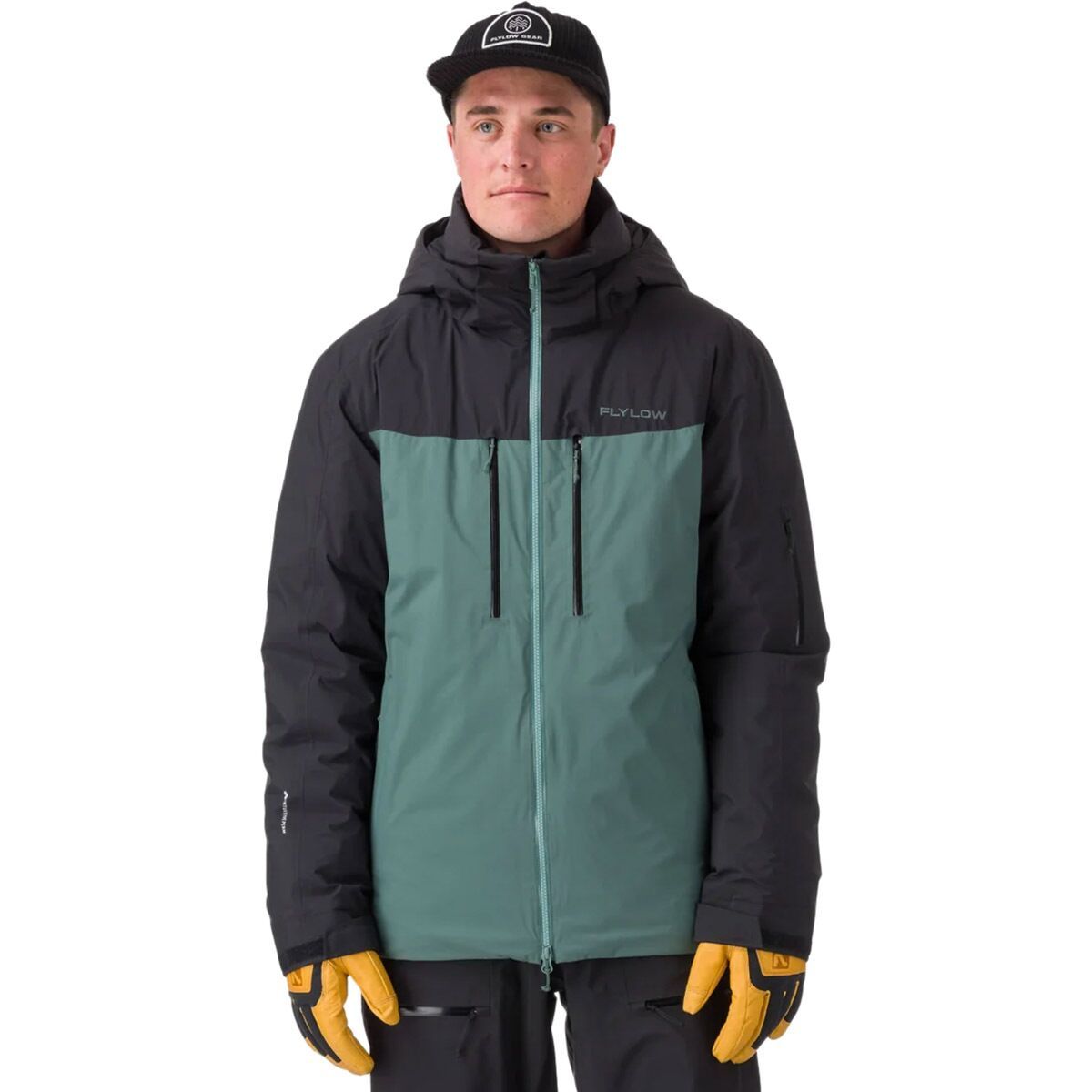 Flylow Iceman Coat - Men's Evergreen/Bigfoot, M