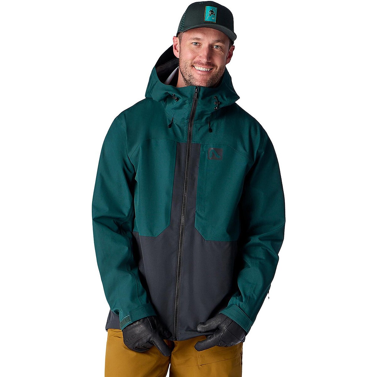 Image of Flylow Knight Jacket - Men's Ponderosa Pine/Black, M