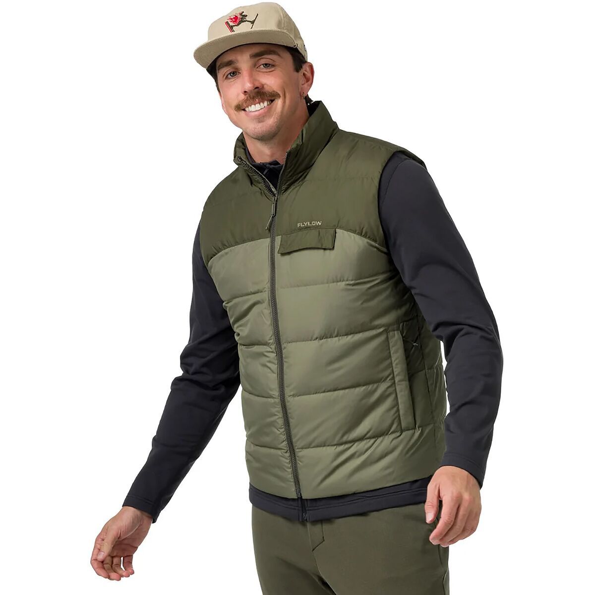 Image of Flylow Larry Vest - Men's Leaf/Evergreen, L