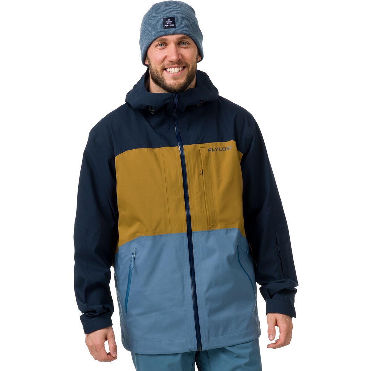 Image of Flylow Malone Jacket - Men's Abyss/Rye/Ocean, XXL