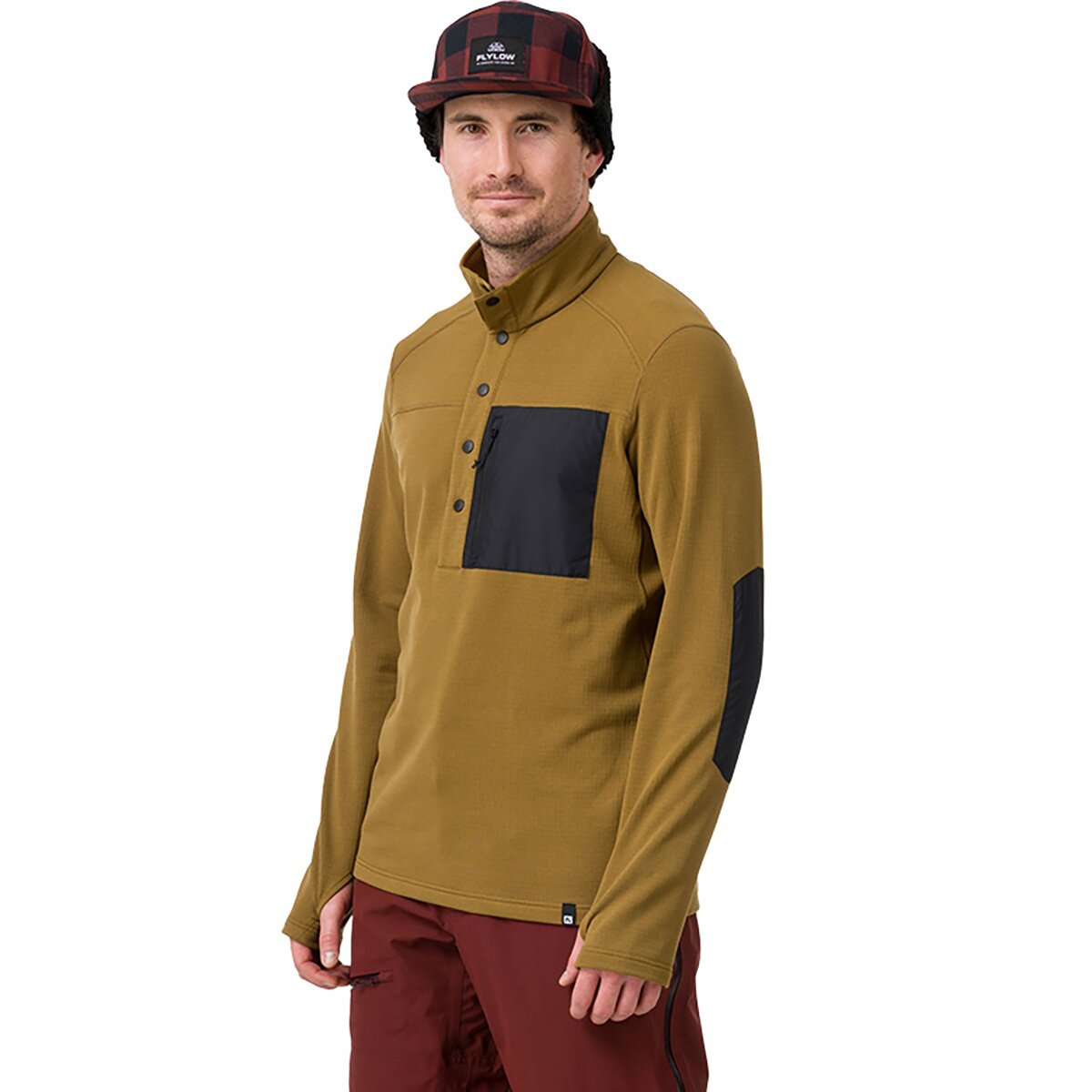 Image of Flylow Micah Fleece Pullover - Men's Rye, M
