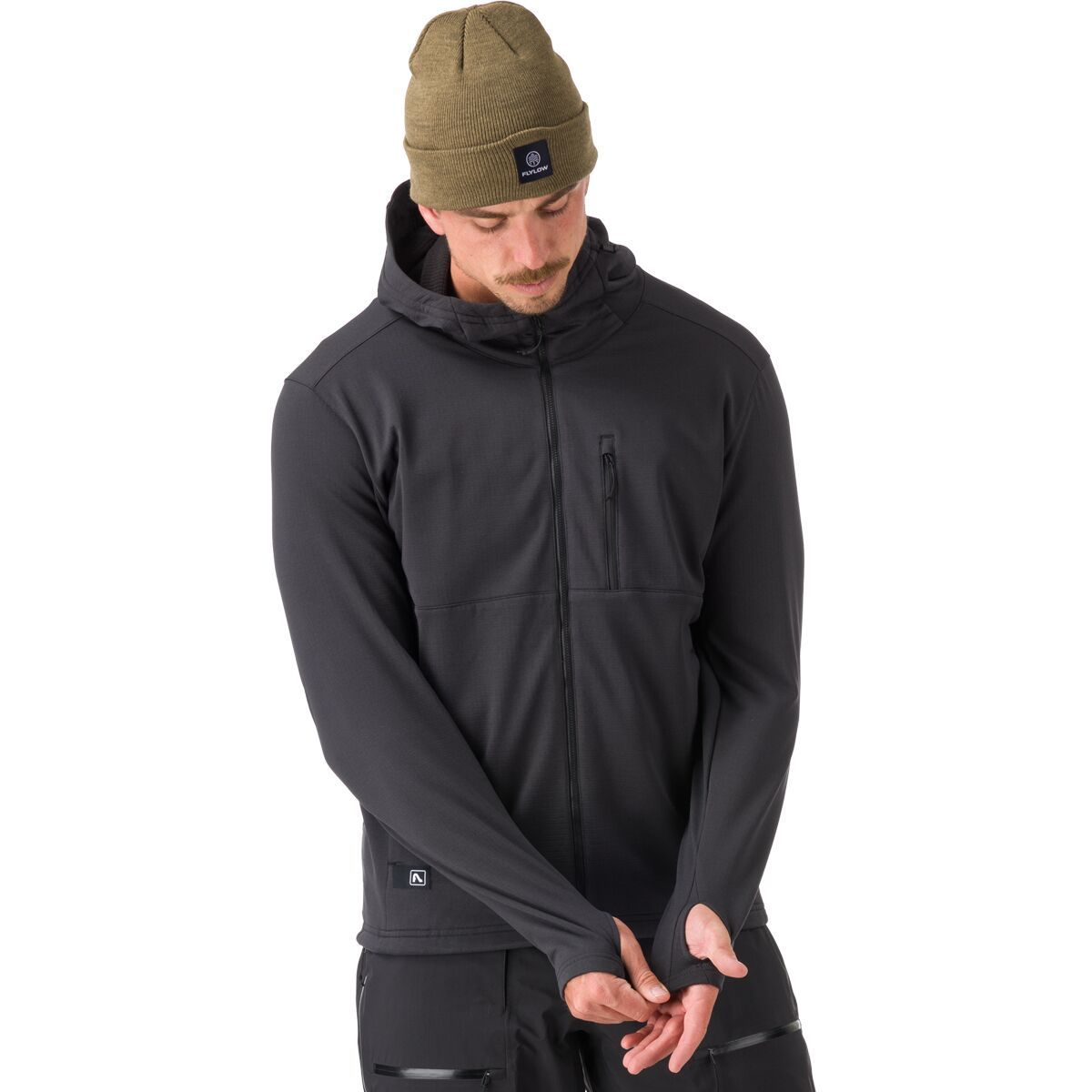 Image of Flylow Pierogi Hoodie - Men's Black, S
