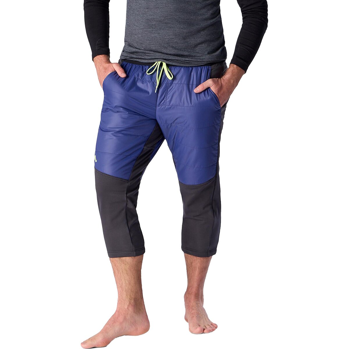 Image of Flylow Puffer 3/4 Pant - Men's Blu/Black, S