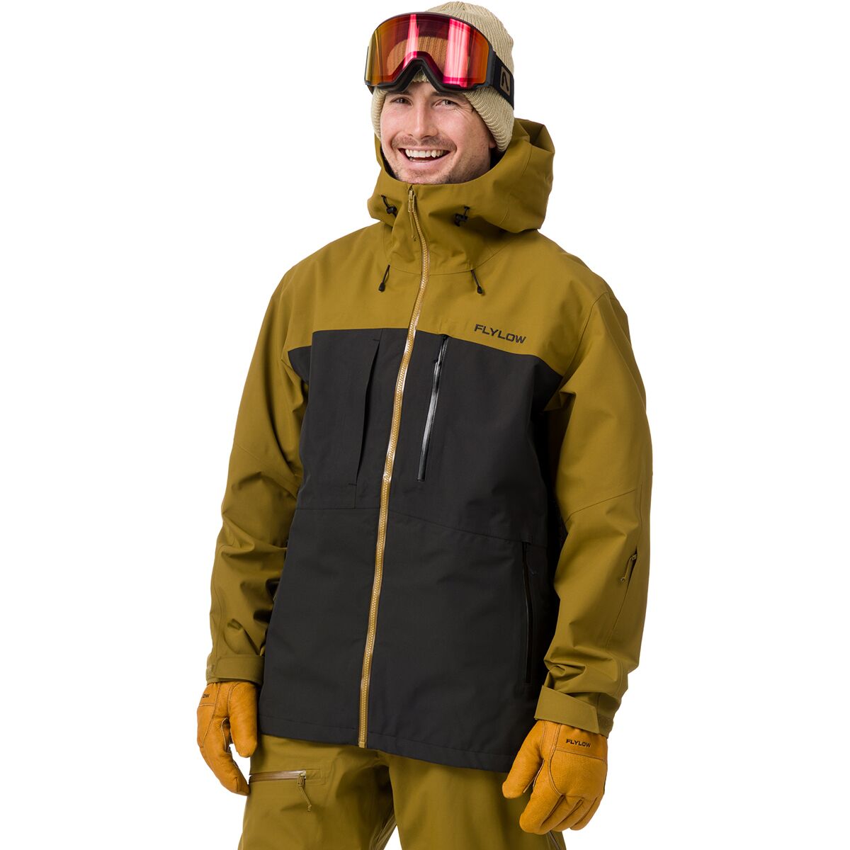 Image of Flylow Quantum Pro Jacket - Men's Black/Rye, M