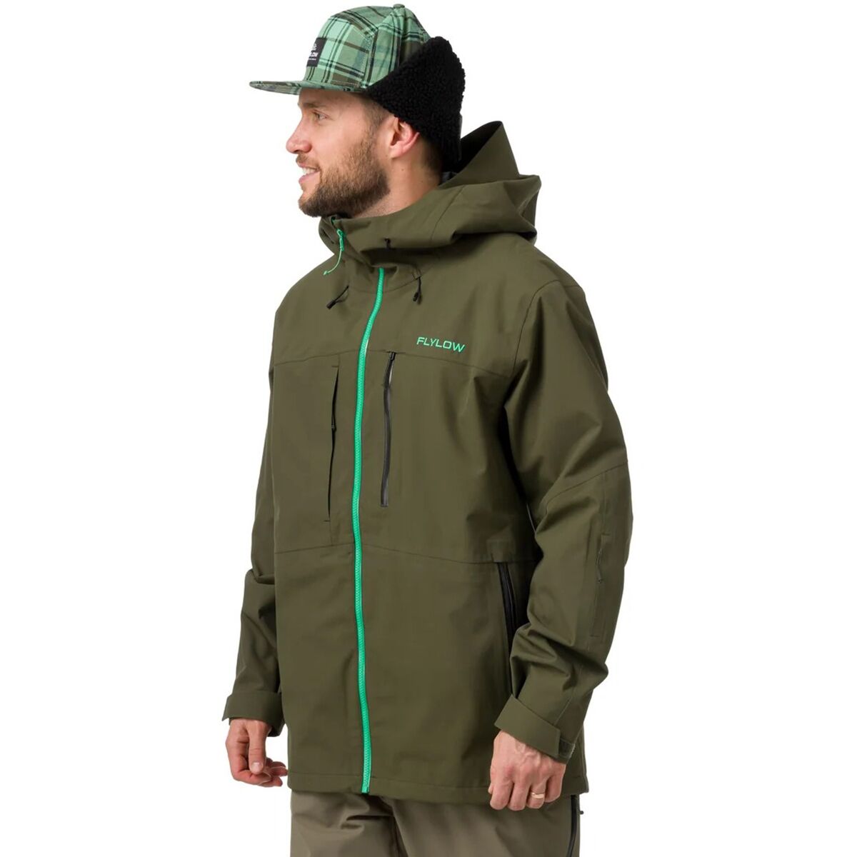 Image of Flylow Quantum Pro Jacket - Men's Evergreen/Gecko, L