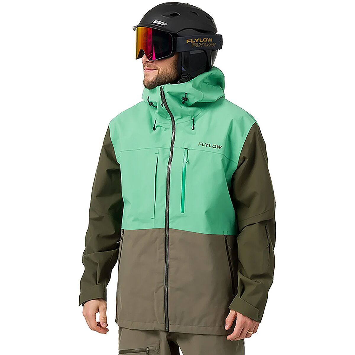 Image of Flylow Quantum Pro Jacket - Men's Gecko/Leaf/Evergreen, M