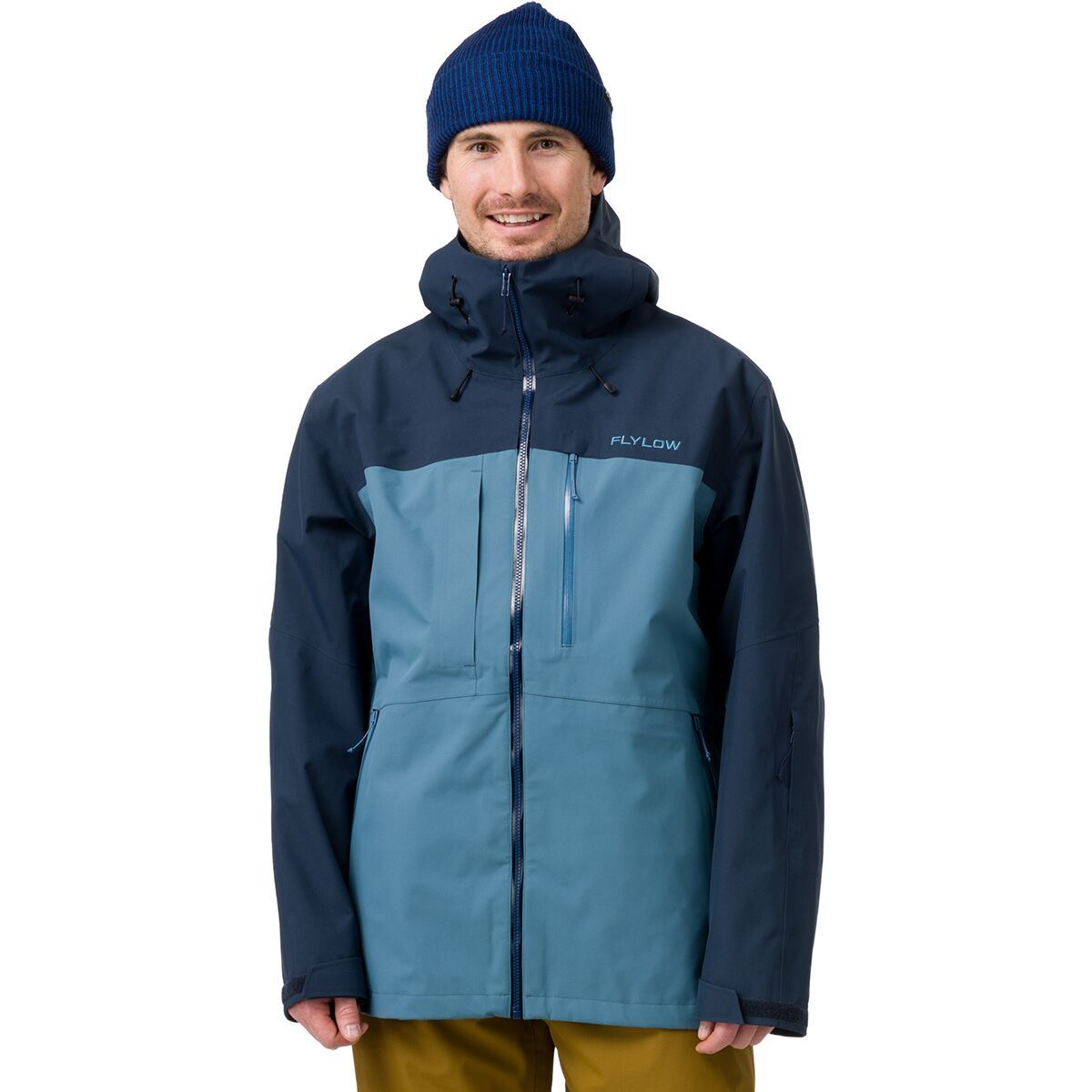 Image of Flylow Quantum Pro Jacket - Men's Ocean/Abyss, M