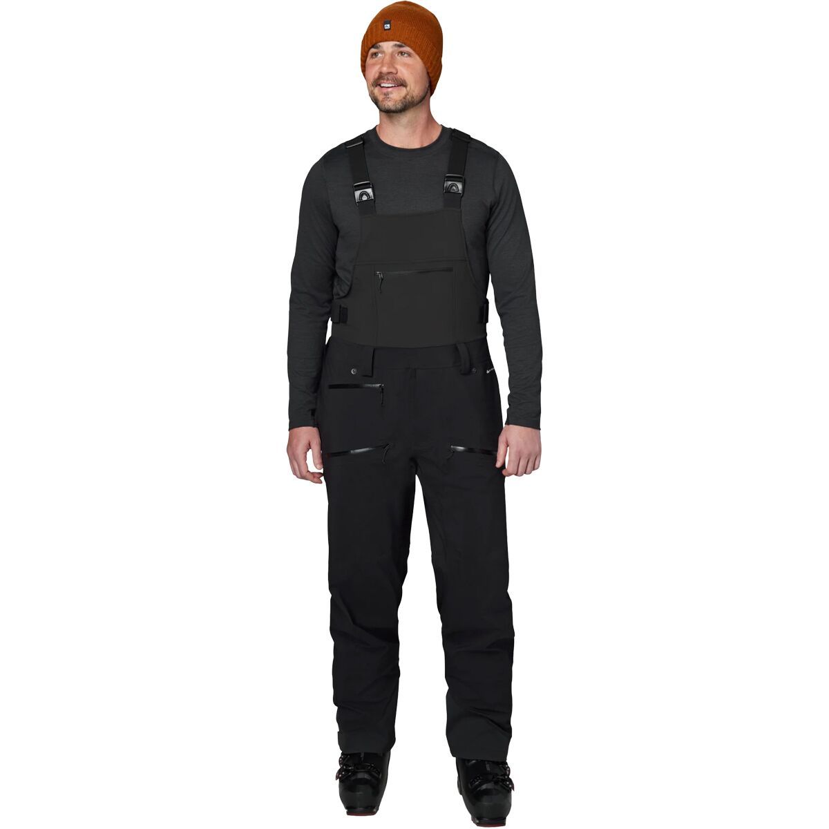 Image of Flylow Smythe Bib Pant - Men's Black, M
