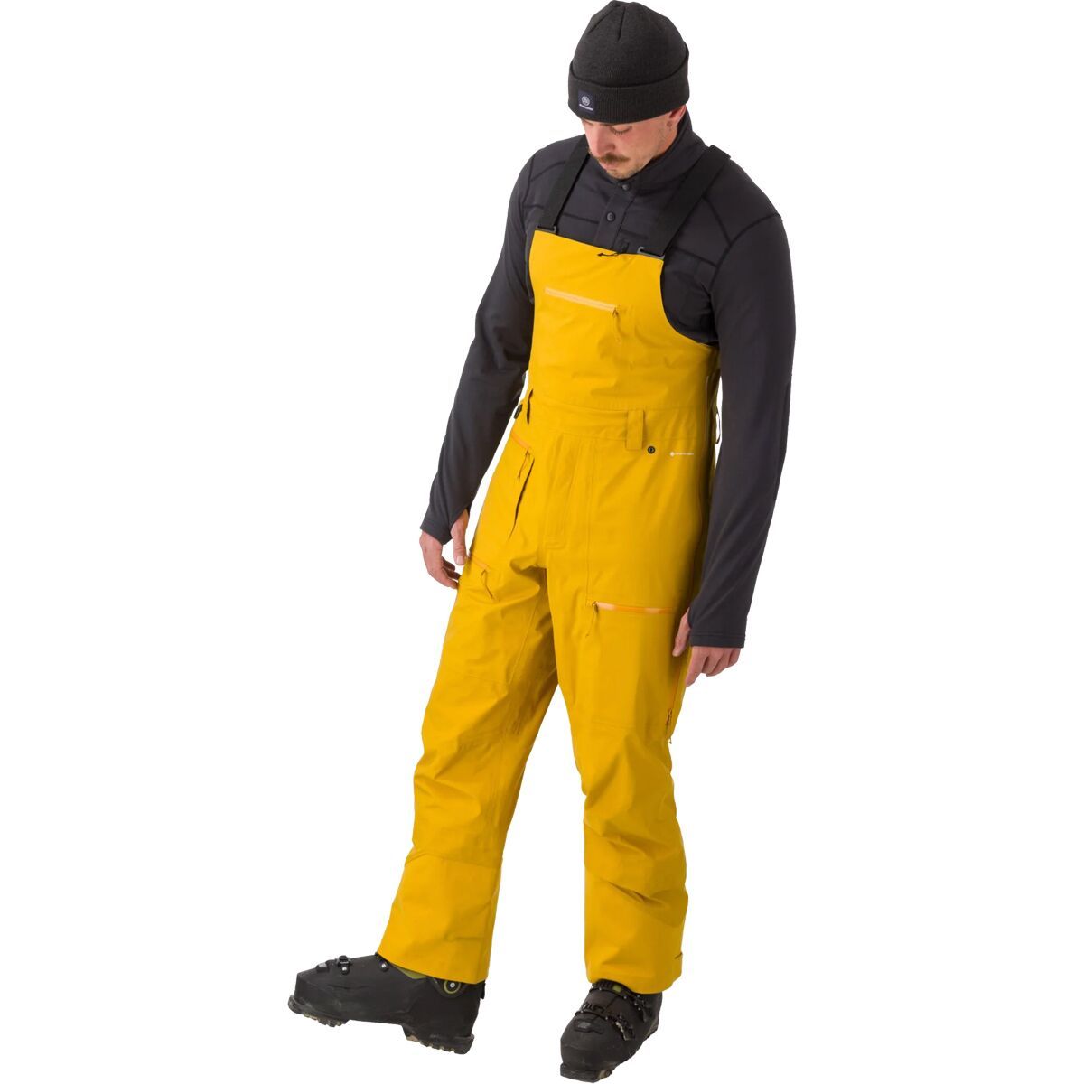 Image of Flylow Smythe Bib Pant - Men's Butterscotch, XL