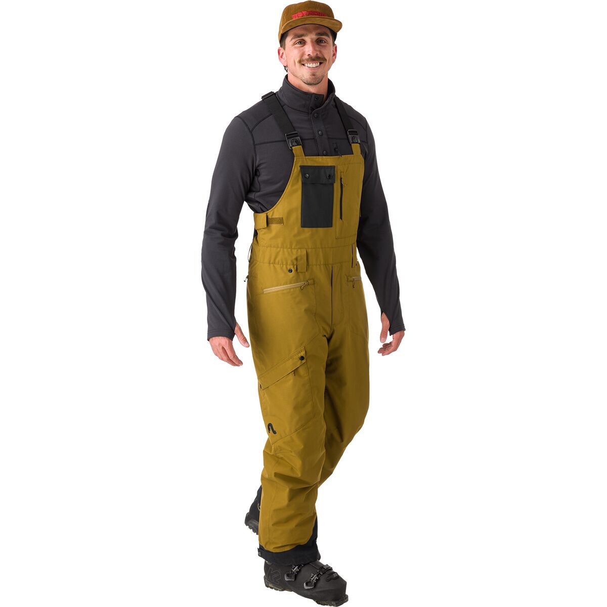 Image of Flylow Snowman Bib Pant - Men's Rye, S