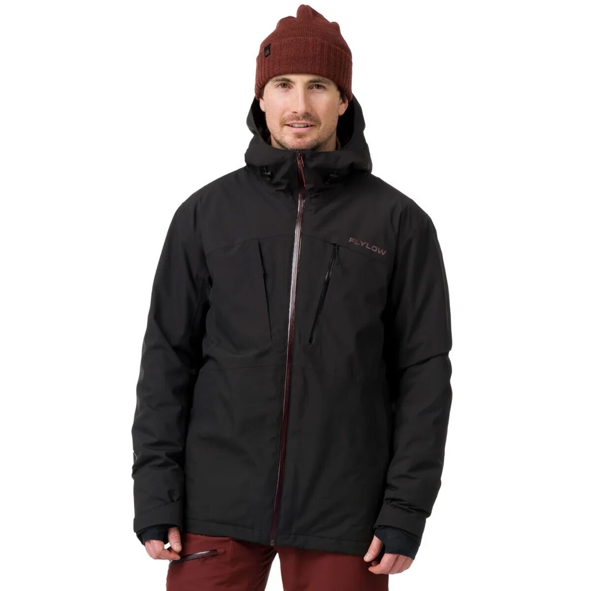 Image of Flylow Vector Jacket - Men's Black/Amaro, L