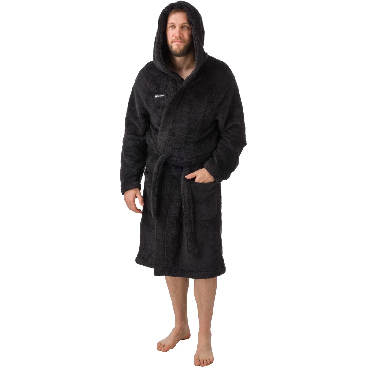 Image of Flylow Wolfie Robe - Men's Black, S/M