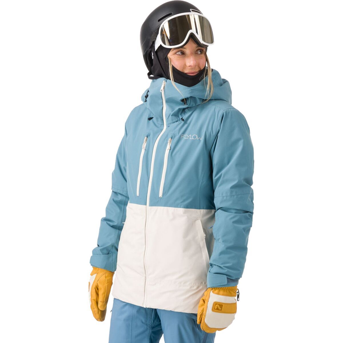 Image of Flylow Avery Insulated Jacket - Women's Vintage Blue/Marble, L