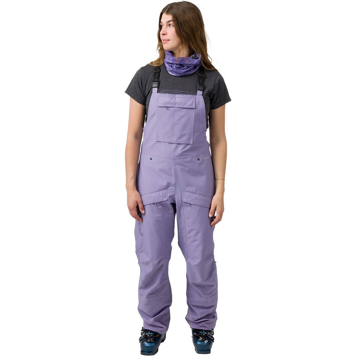 Image of Flylow Drift Bib Pant - Women's Aurora, 8