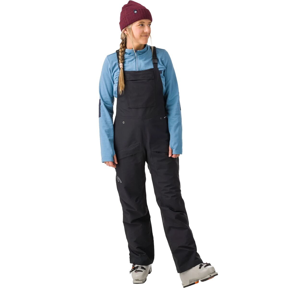 Image of Flylow Drift Bib Pant - Women's Black, 4