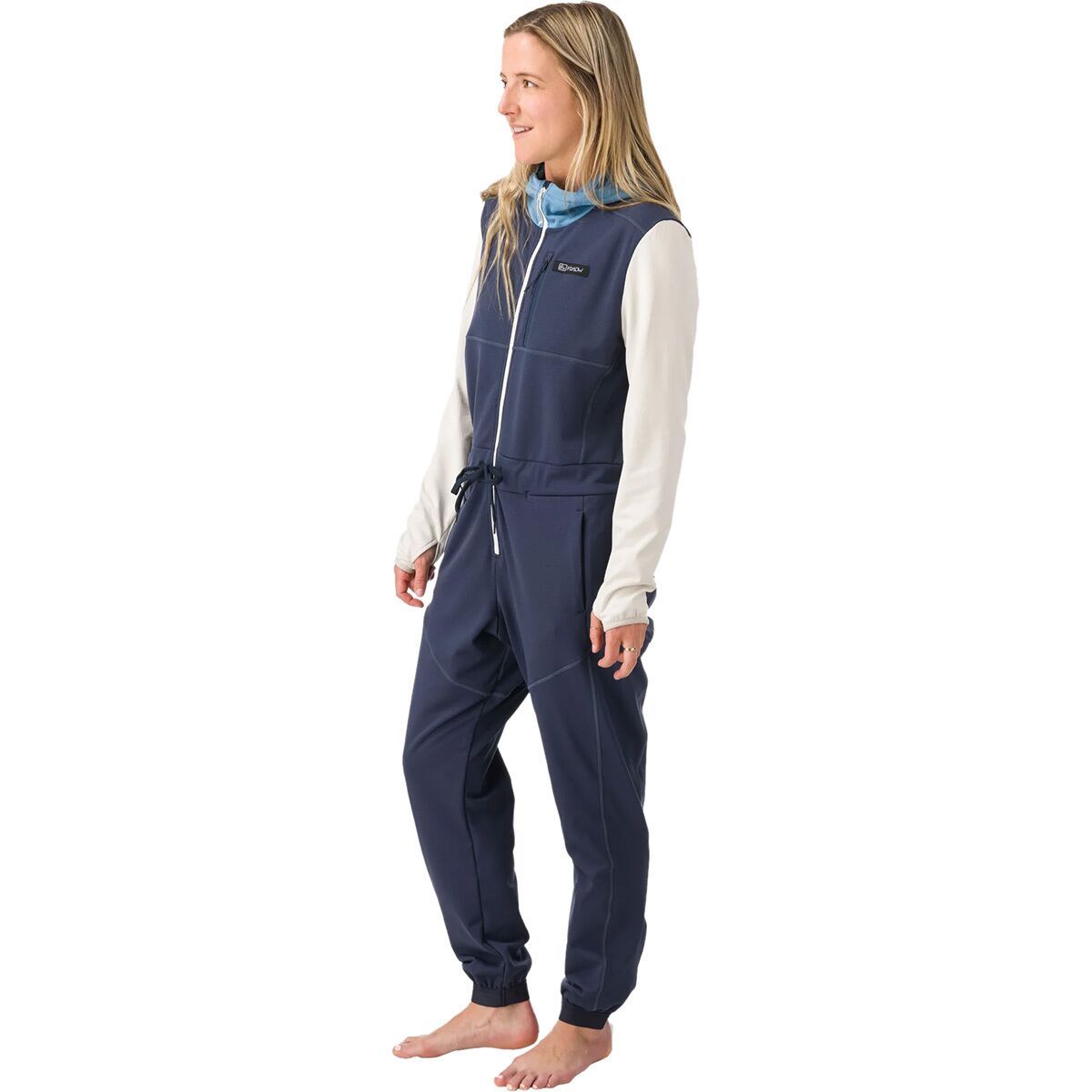 Flylow Flylow Sasha Fleece Suit - Women's Night/Vintage Blue/Marble, L