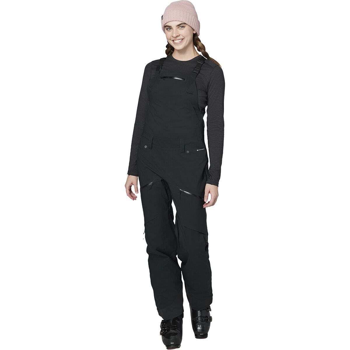 Image of Flylow Foxy Bib Pant - Women's Black, 4/Reg