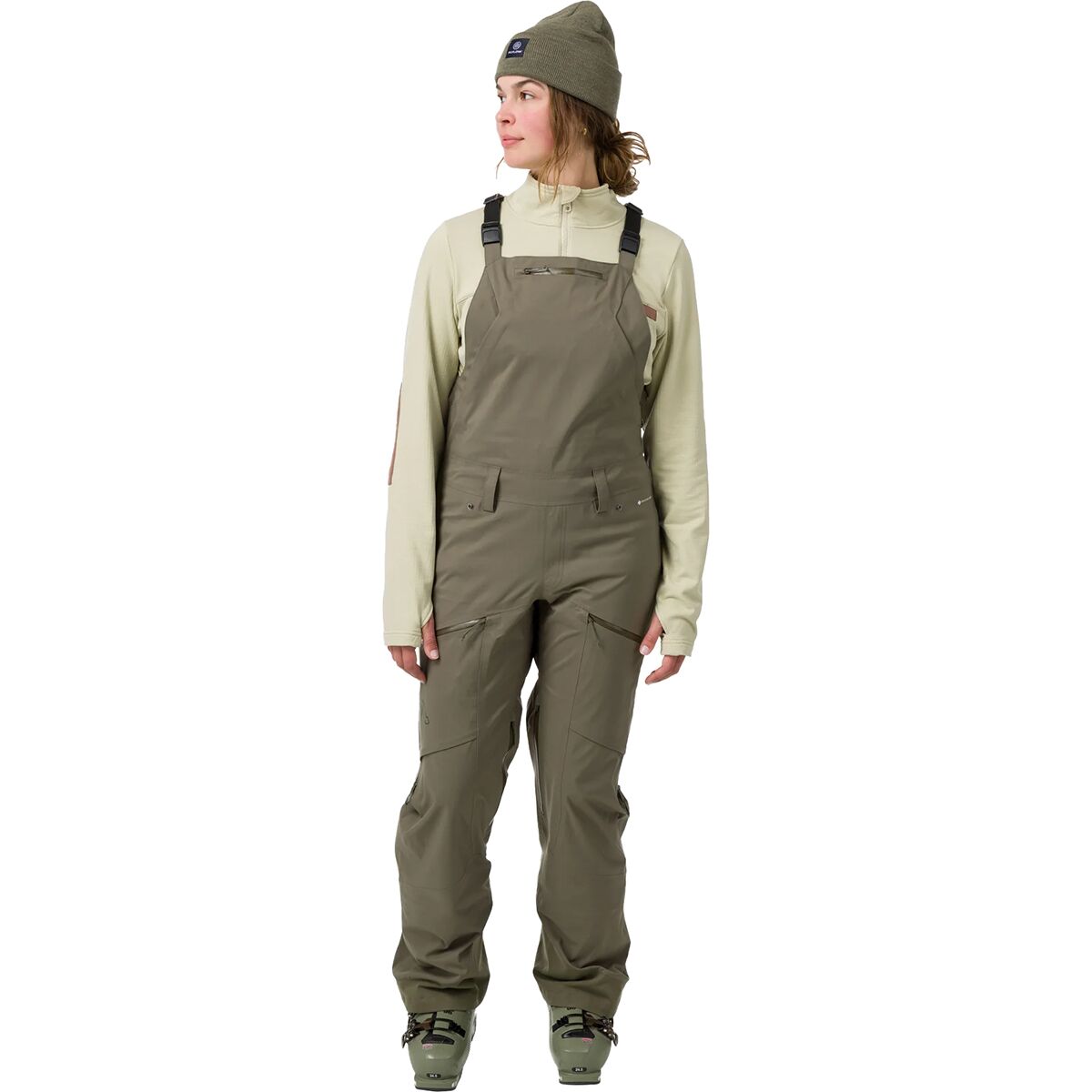 Image of Flylow Foxy Bib Pant - Women's Leaf, 8/Reg