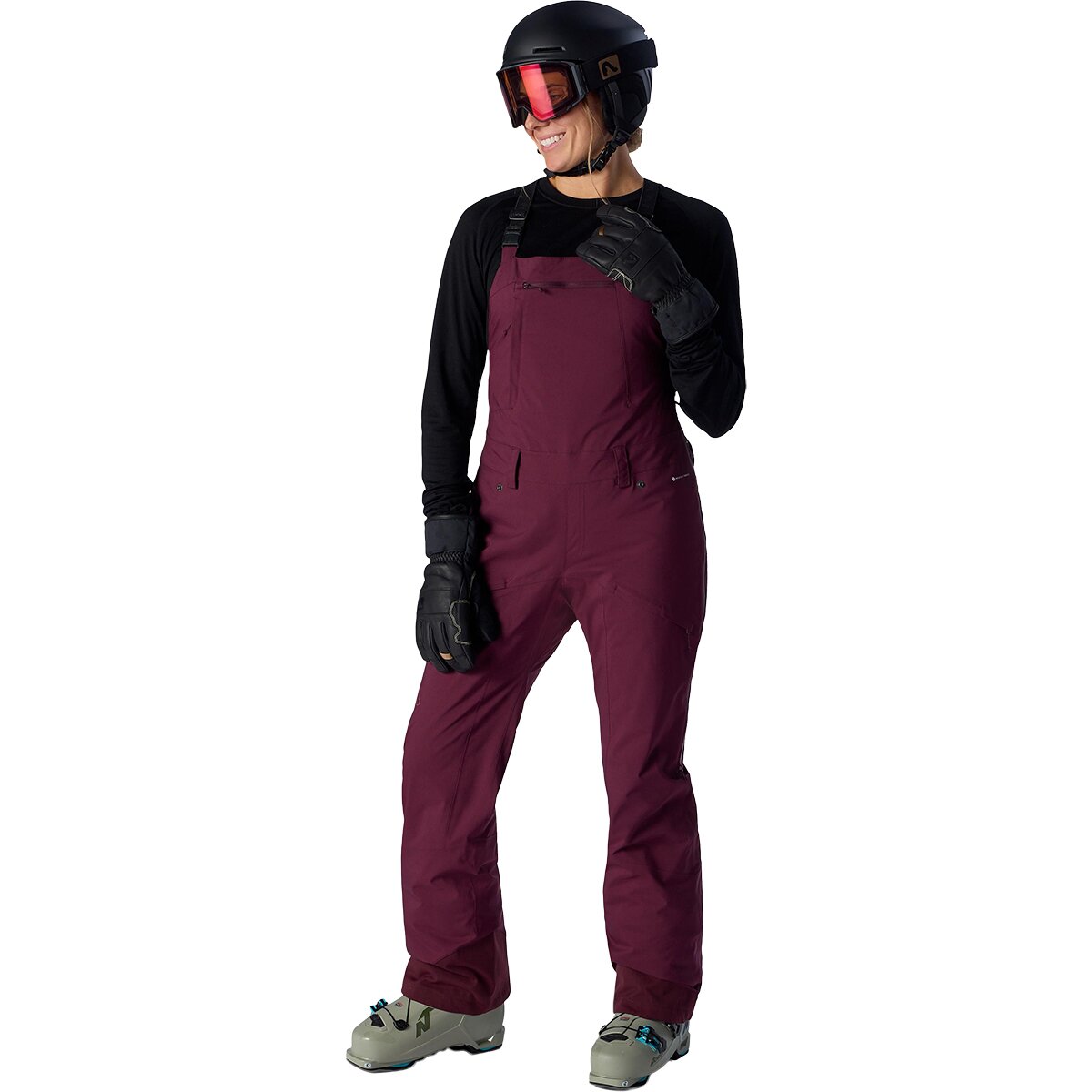 Image of Flylow Foxy Insulated Bib - Women's Hearth, 10/Reg