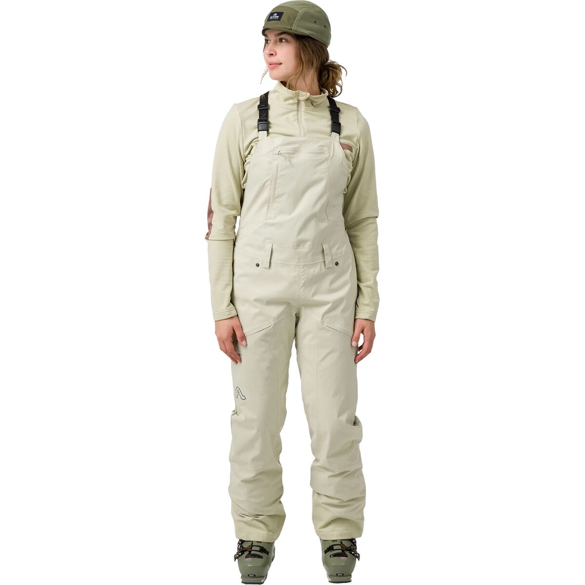 Image of Flylow Foxy Insulated Bib - Women's Mist, 10/Reg
