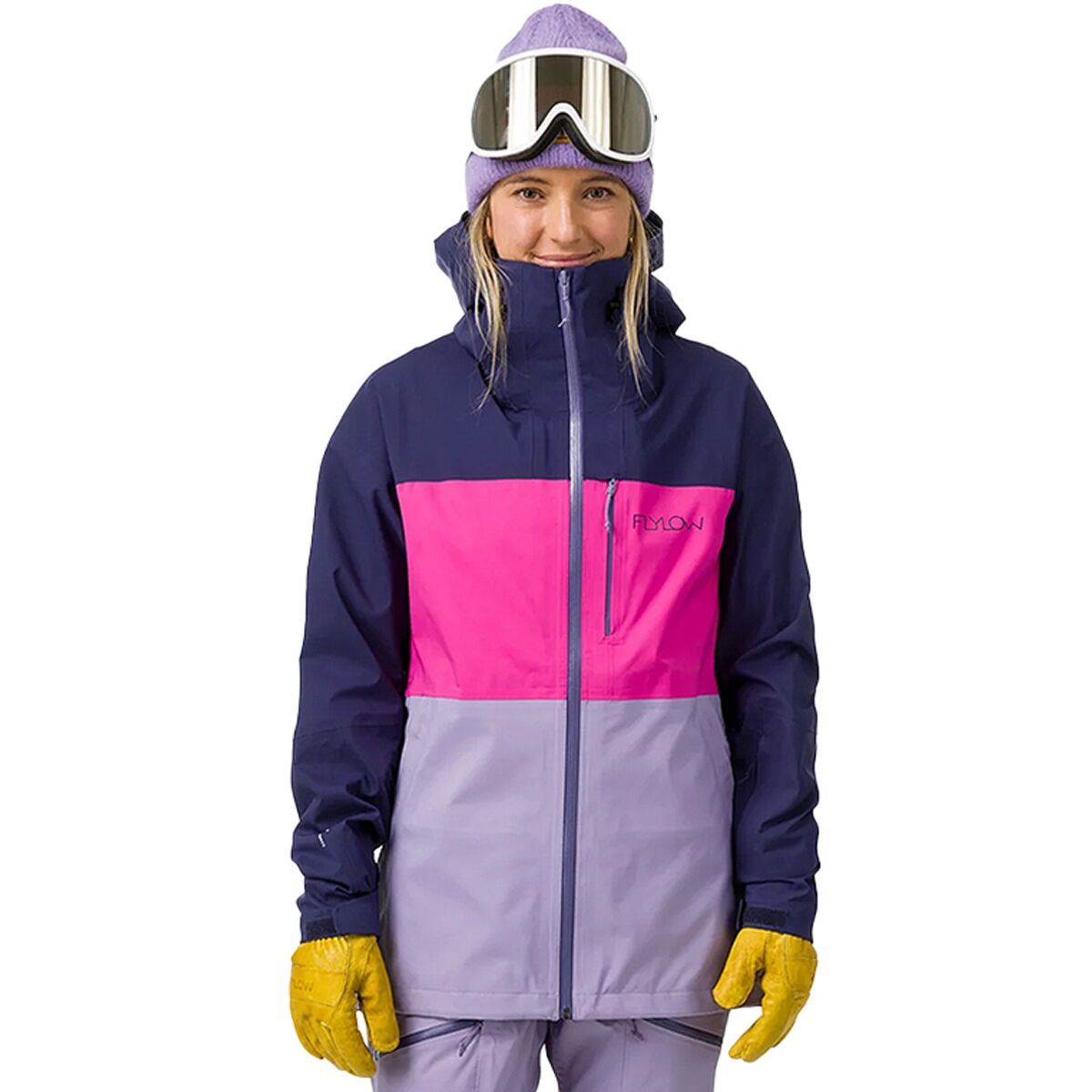 Image of Flylow Lucy Jacket - Women's Currant/Dragonfruit/Aurora, L