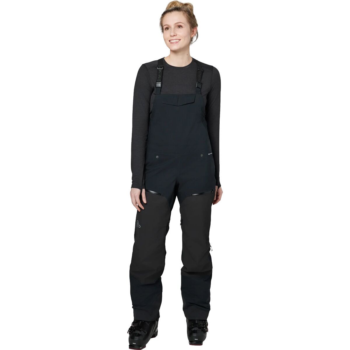 Image of Flylow Moxie Bib Pant - Women's Black, 4/Reg