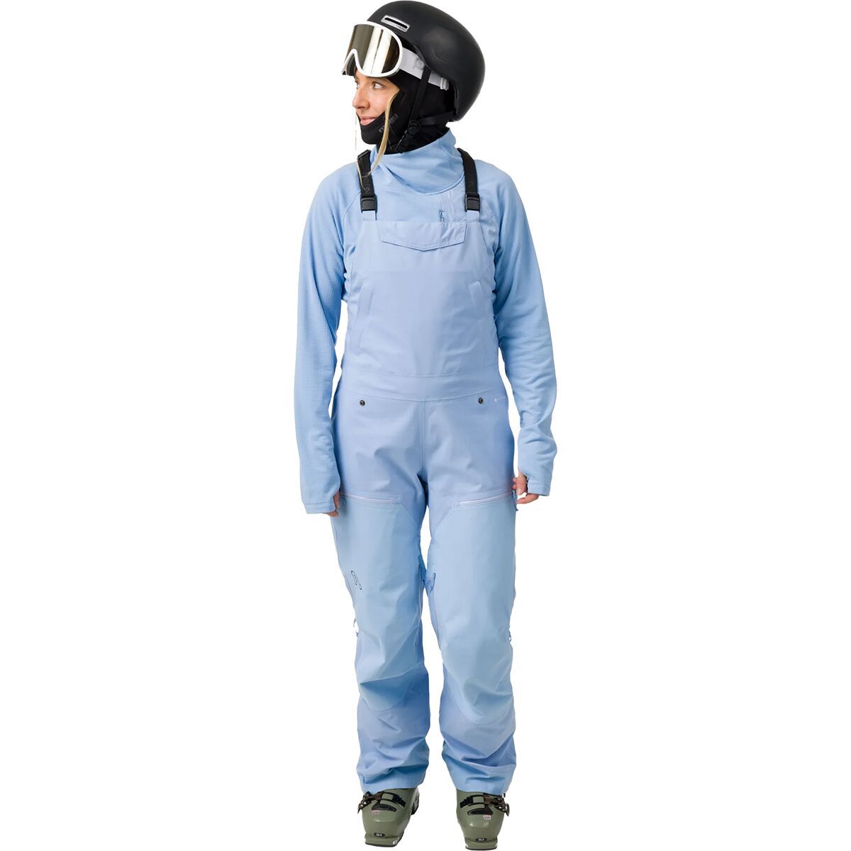 Image of Flylow Moxie Bib Pant - Women's Frozen, 10/Reg