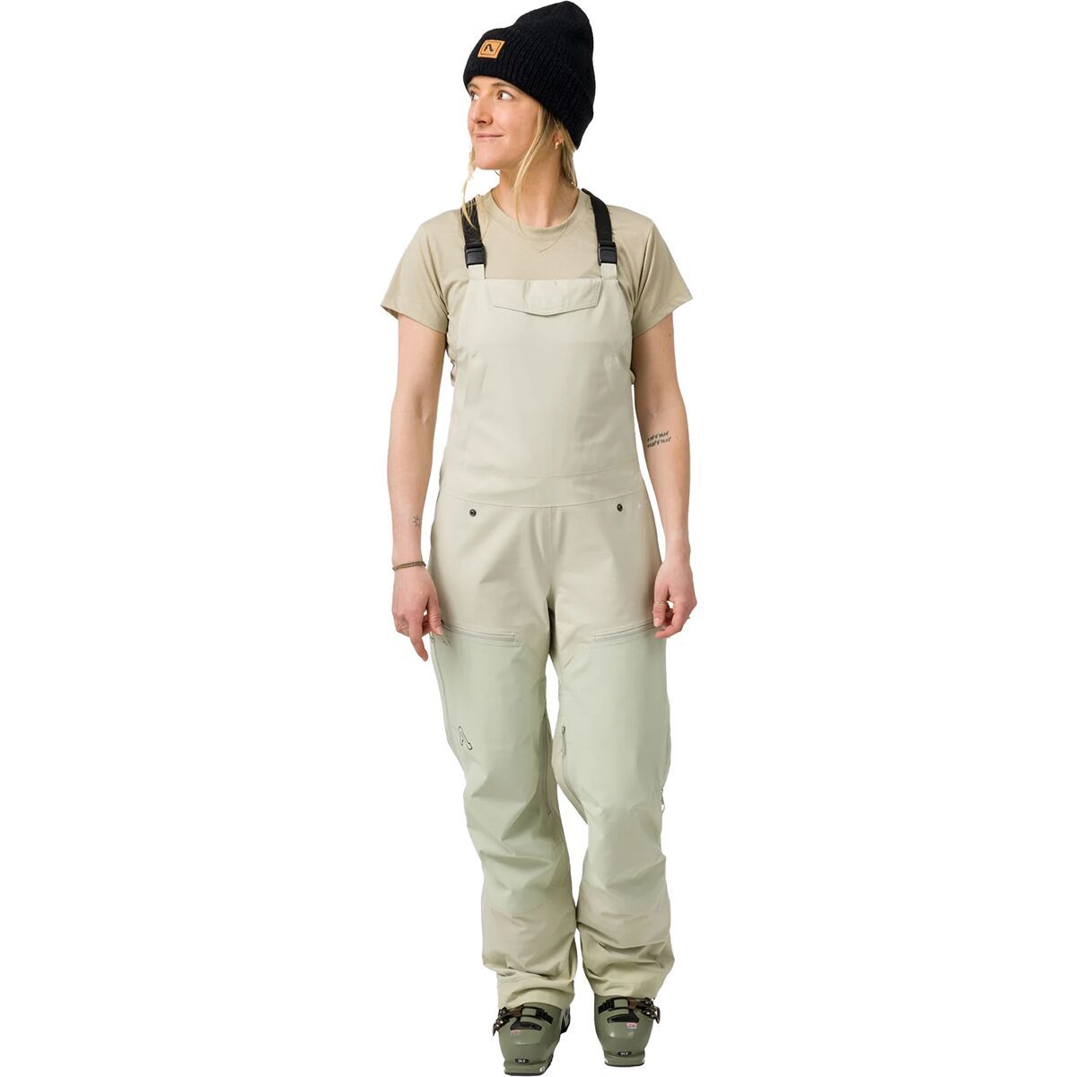 Image of Flylow Moxie Bib Pant - Women's Mist, 4/Reg