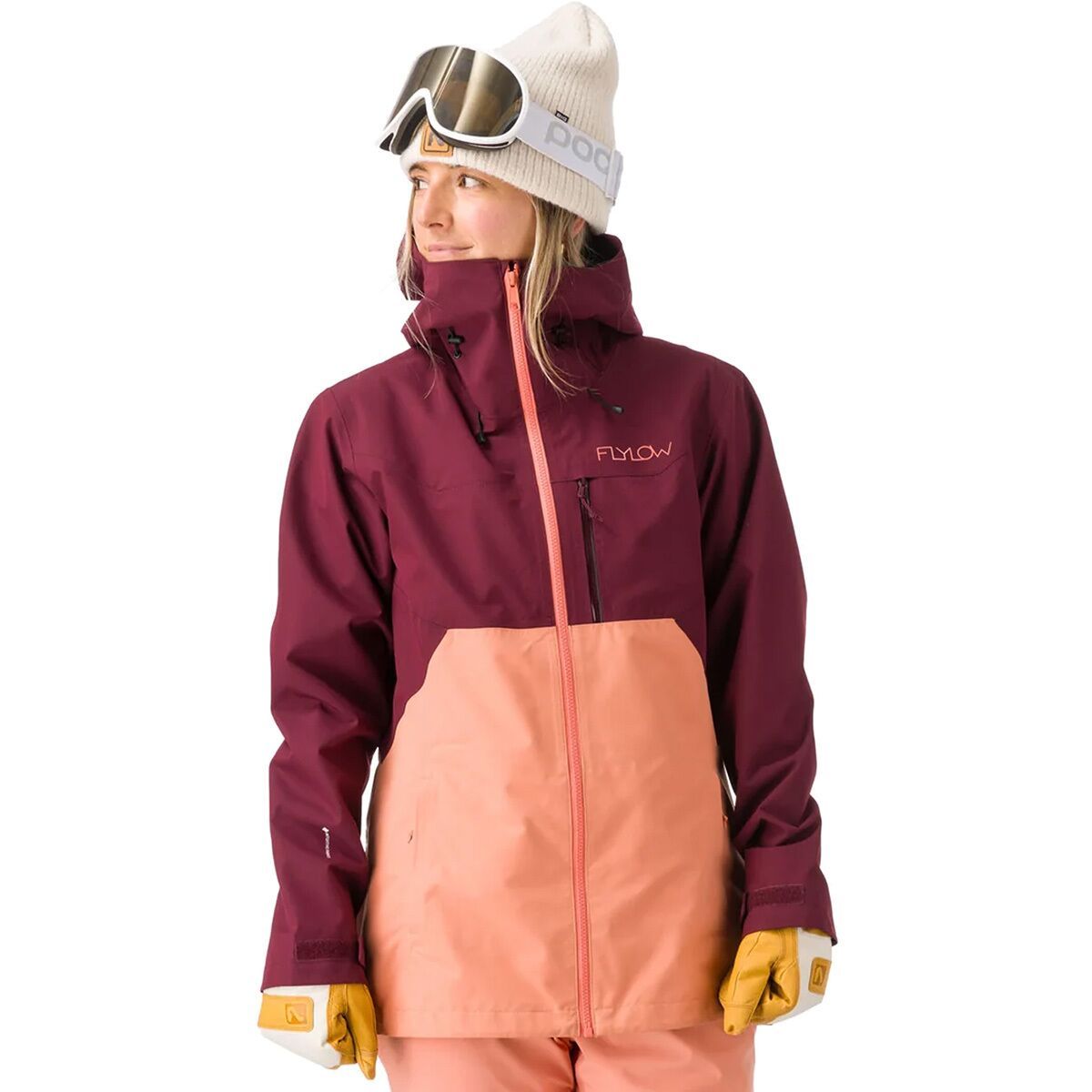 Image of Flylow Puma Jacket - Women's Ruby/Sundrenched, XL