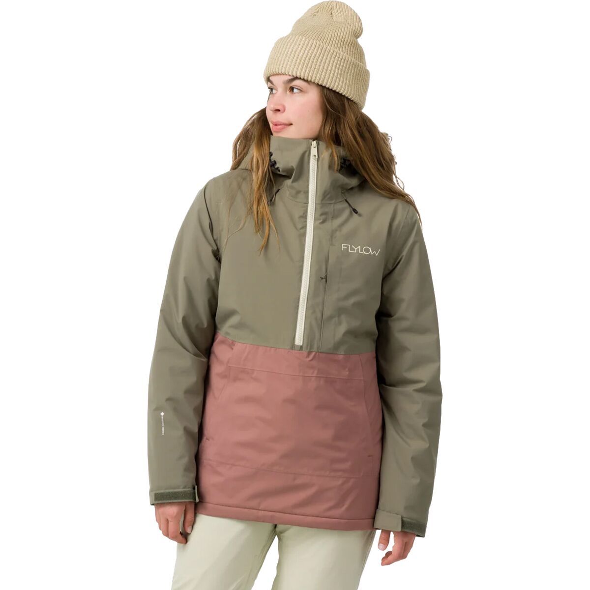 Image of Flylow Sarah Anorak - Women's Leaf/Bluff, L