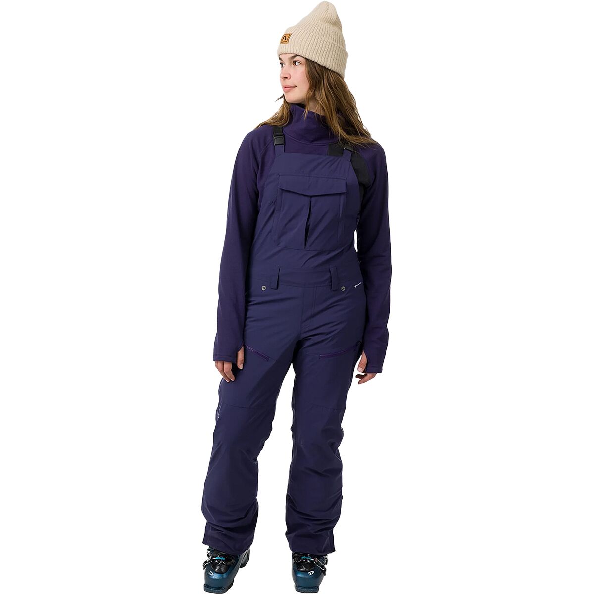 Image of Flylow Sphynx Bib - Women's Currant, 4/Reg