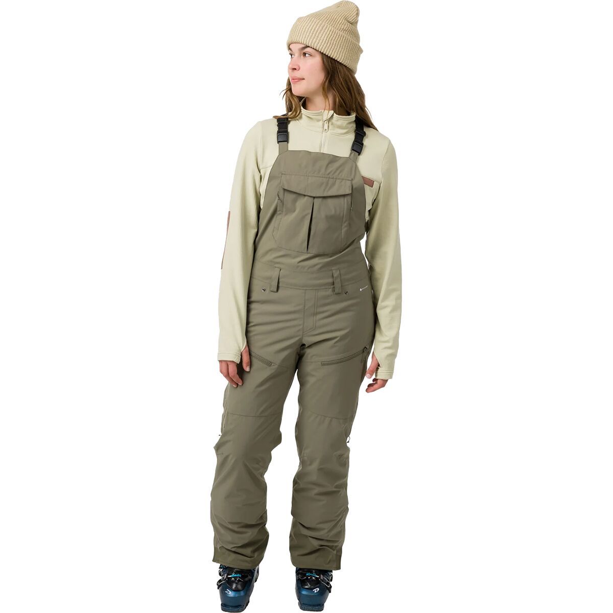 Image of Flylow Sphynx Bib - Women's Leaf, 2/Reg