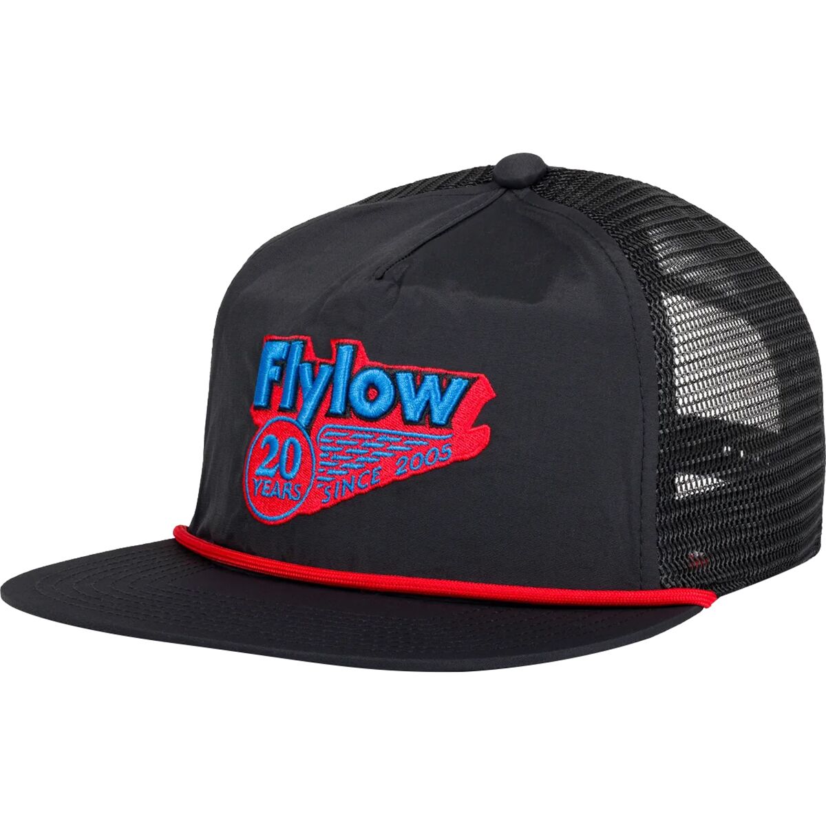 Image of Flylow Chad Meshback Hat Black/Magma, One Size